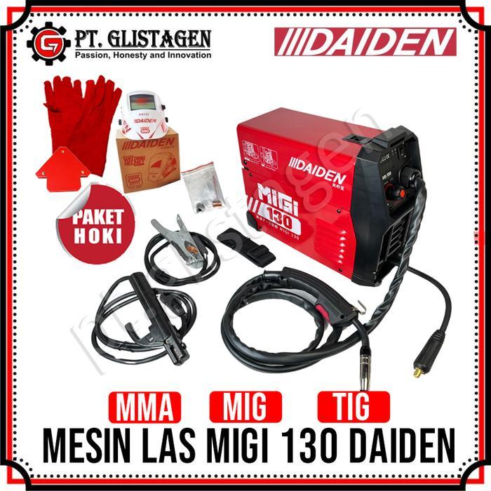 DISKON DAIDEN MIGI 130 TRAVO LAS MESIN LAS MIG MMA TIG CO2 DAIDEN 130 AMPARE 3IN1