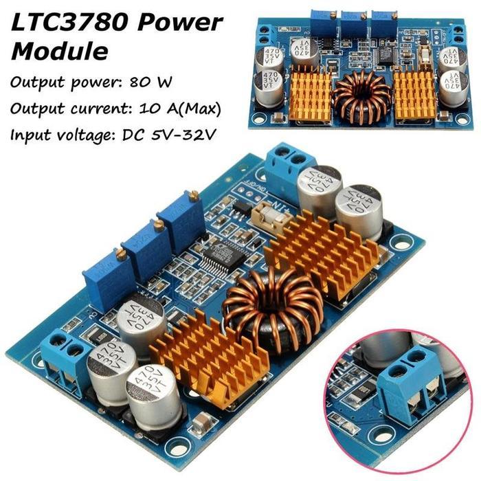 LTC3780 Automatic Buck Boost 10A Step Up Down Regulator Power Module