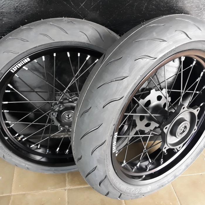 Ban set Supermoto CRF WR155 WR 155 full expedition