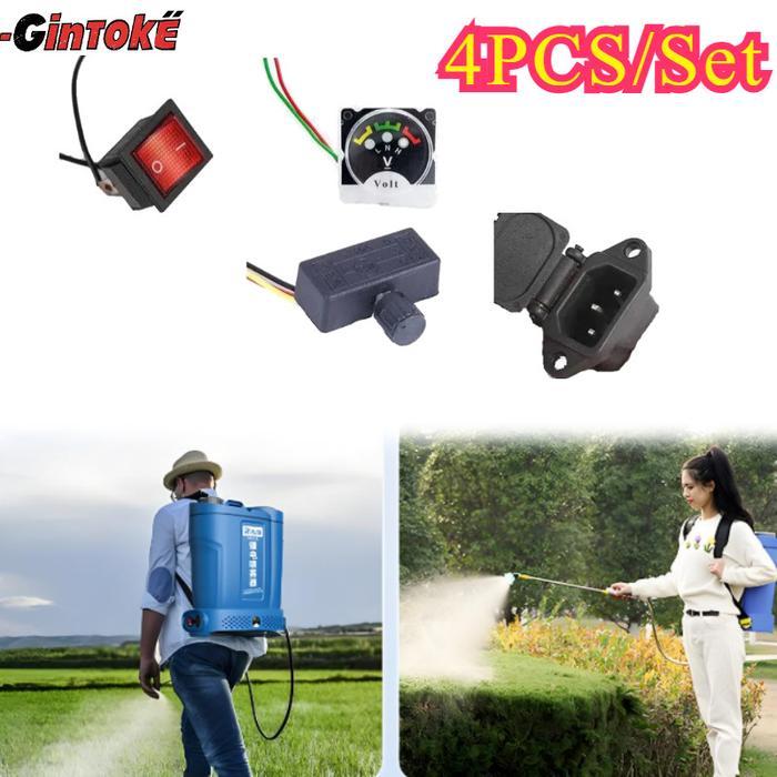 SALE 4pcs/Set Onderdil Sprayer Elektrik Sparepart Sprayer Elektrik Suku Cadang Sprayer Elektrik