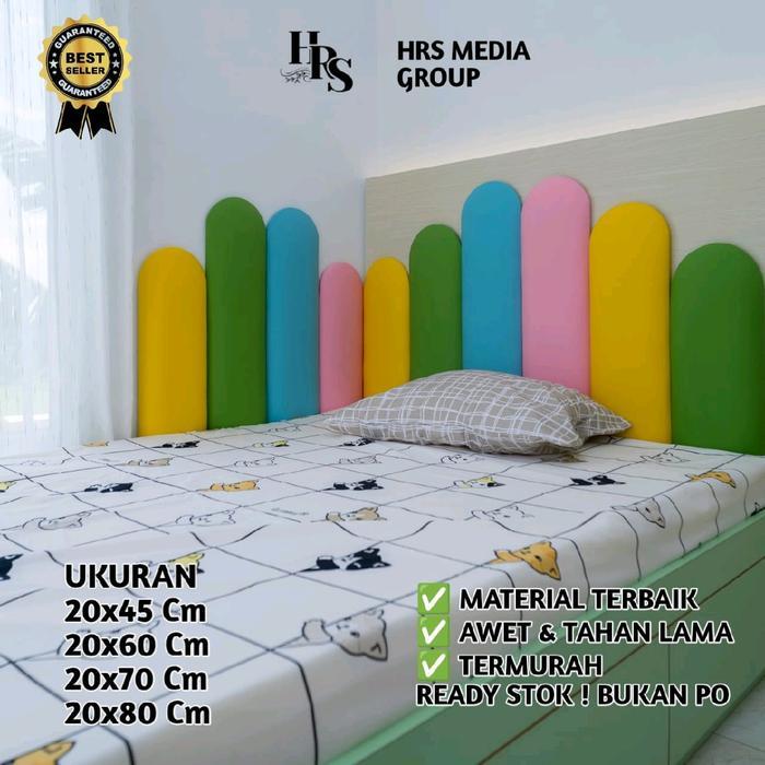 Headboard Wall Panel 3D Bahan Kulit Oskar Premium - Dekorasi Kamar Model Terbaru Hiasan Set