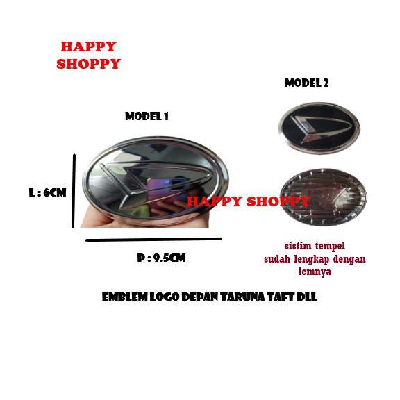 Ready emblem logo depan Daihatsu taruna Taft zebra espas original