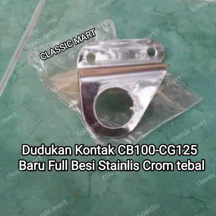 PANGKON DUDUKAN KUNCI KONTAK HONDA CB100-CB125-CB 100-CG 110-CG125 NOS