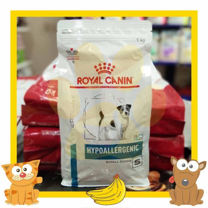 Dog Food Royal Canin Hypoallergenic Small Dog 1Kg #Gratisongkir