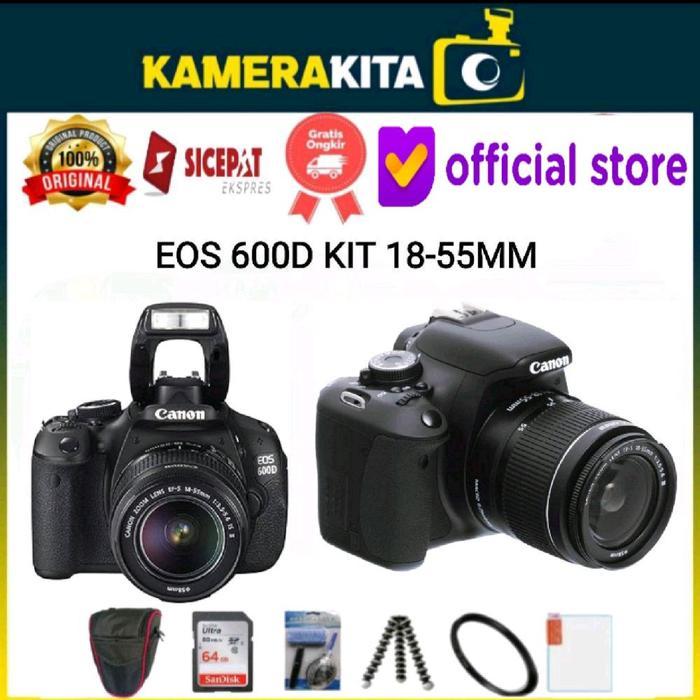 CANON EOS 600D KIT 18-55MM / KAMERA CANON 600D KIT 18-55MM - DISTRIBUTOR, BODY ONLY