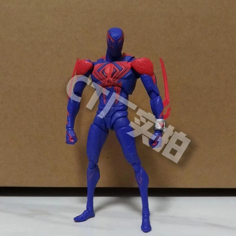 In Stock Ct Toys Spiderman 2099 Figure Amazing Spider-Man Across The Spider-Verse Anime Action