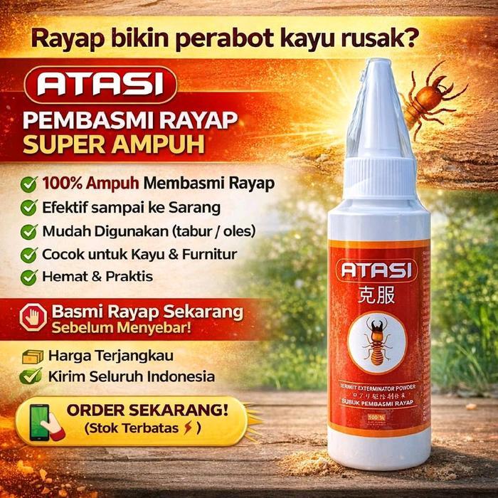 ` Atasi Pembasmi Rayap Powder Bubuk Anti Rayap