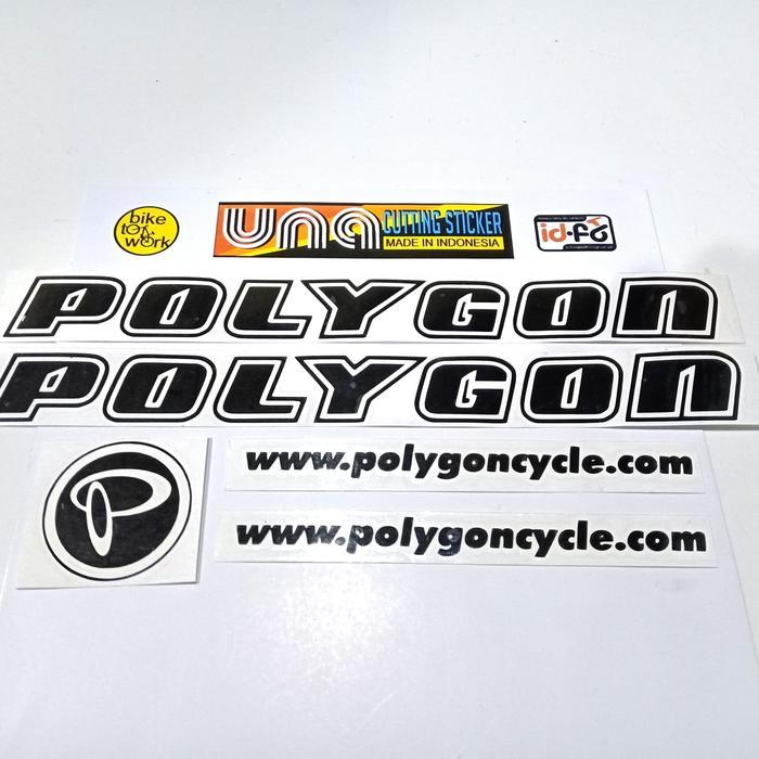 Stiker Sepeda Polygon Mtb Sepeda Lipat Folding Bike Road Bike Gowes