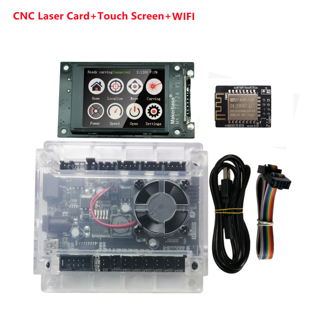 . Cnc3018 Pro Offline Grbl Controller Set Mks Tft24 Touch Screen For -