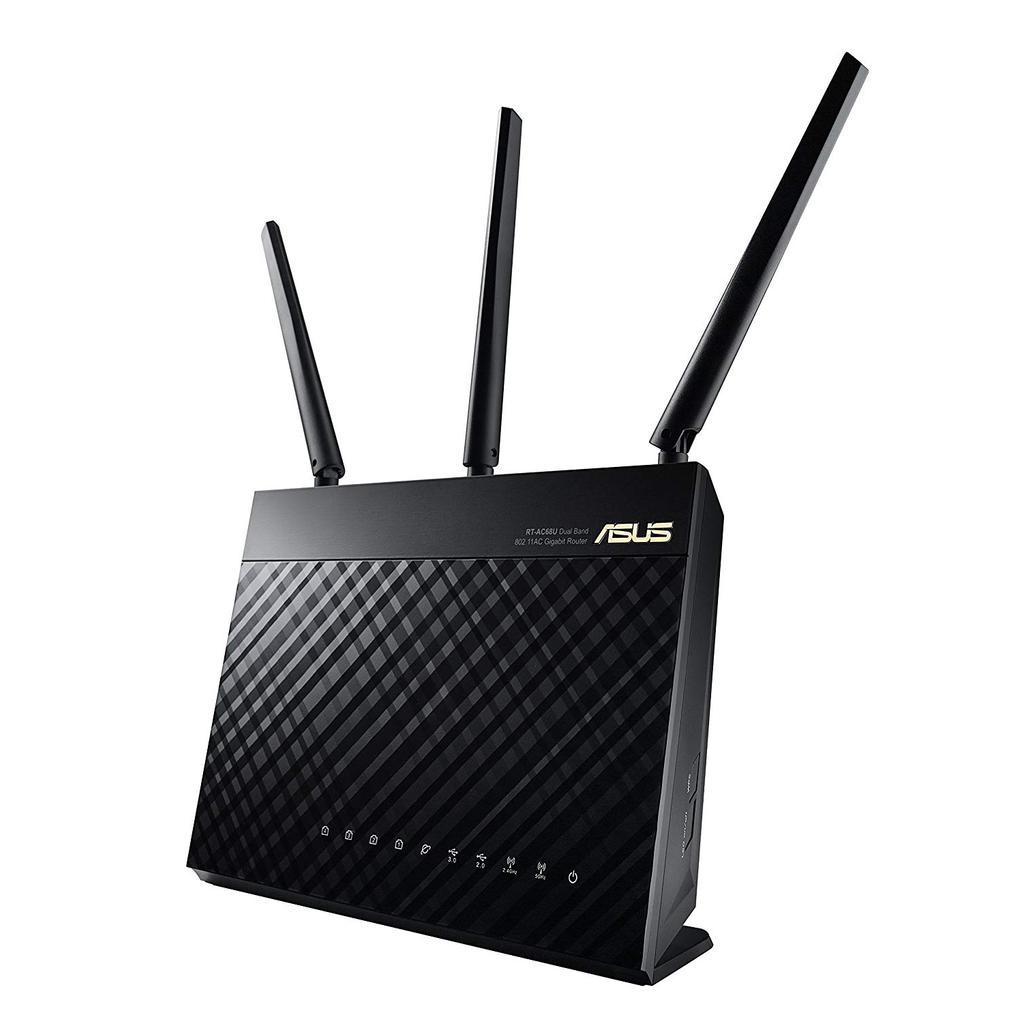 . Asus Rt-Ac68U Ac1900 1900Mbps Wifi Router Aimesh Whole Home Dual-Band -