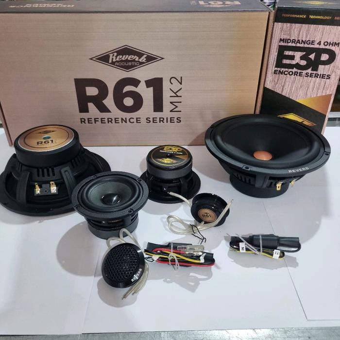 Reverb Acoustic Speaker 3 Way R631 mkII Midbass 6 Inch & Midrange 3 Inch Tweeter 1 Inch Passive