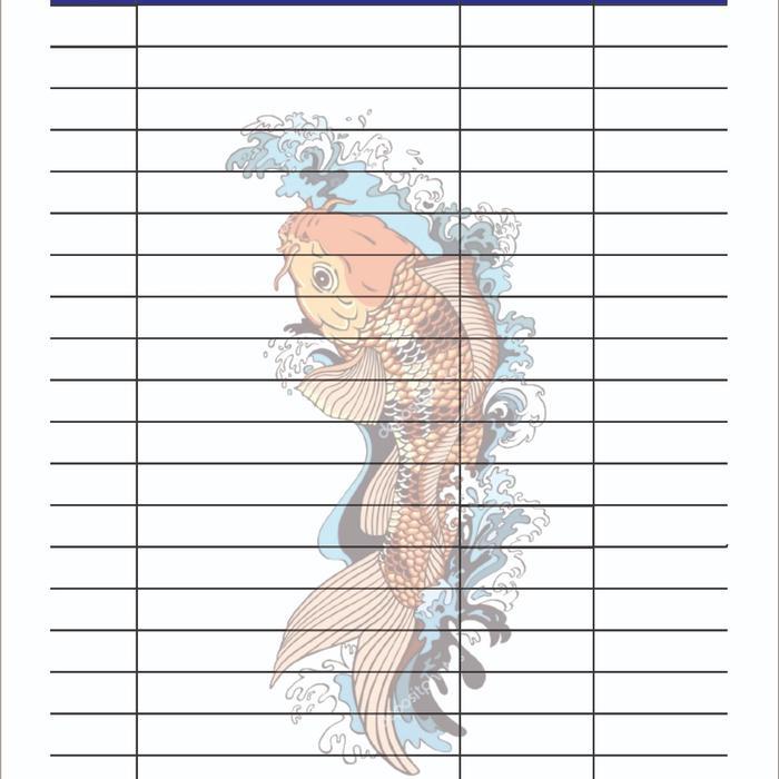 NOTA CUSTOM 1/3 NAMA TOKO SENDIRI (MIN 3 BUKU) NOTA 1 PLY NOTA LAUNDRY NOTA BENGKEL Y&HYUDHAGRAFIKA