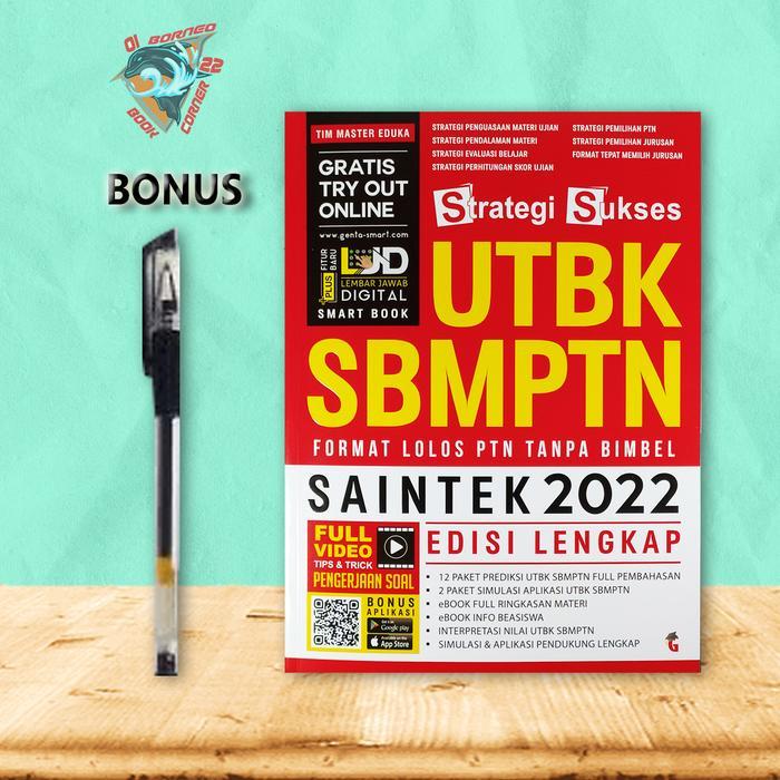 Buku Sbmptn Saintek 2022: Strategi Sukses Utbk Sbmptn Saintek 2022 For