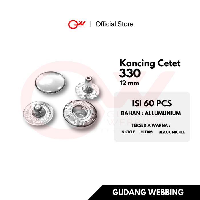 CETET BESI / KANCING BESI / CETET 12MM / V330