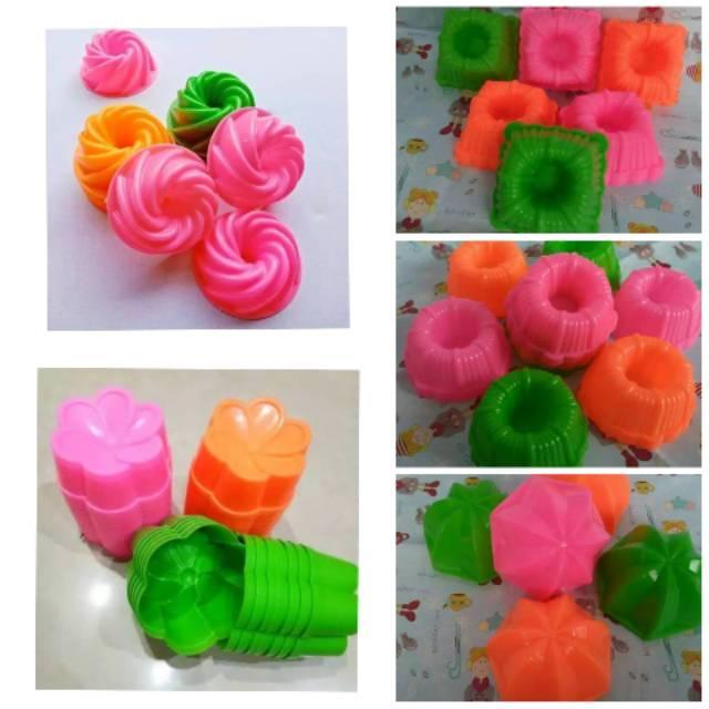 Cetakan Plastik Putu Apem Mawar matahari Bulat