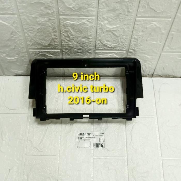 frame head unit android 9inch honda civic turbo 2016-on