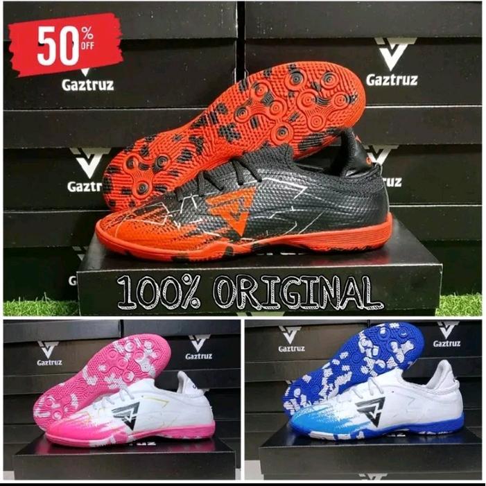 SEPATU FUTSAL GAZTRUZ VENTURE ORIGINAL PUTIH PINK
