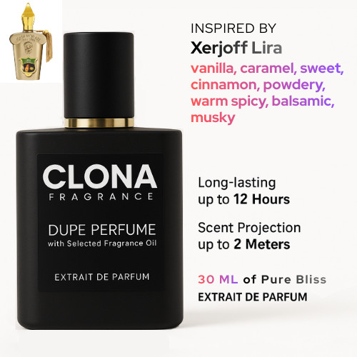 Extrait Parfum Xerjoff Lira - Dupe Inspired Perfume Clona Fragrance