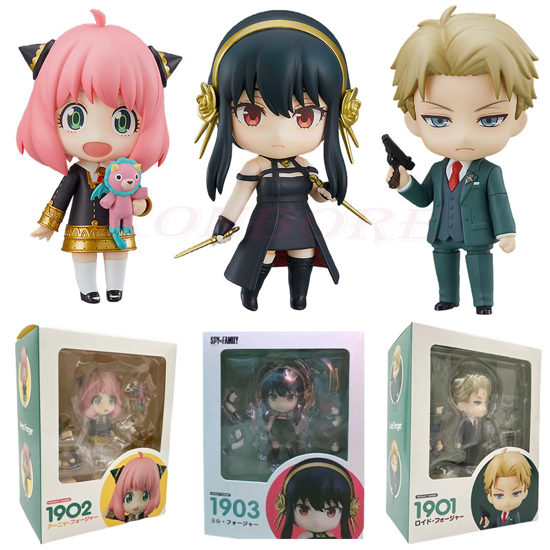 #1902 SPYFAMILY Anya Forger Anime Figure #1903 Yor Forger Action Figure #1901 Loid Forger Figurine