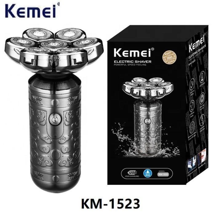 KEMEI KM-1523 - 4D Electric Shaver Powerful Speed Feeling