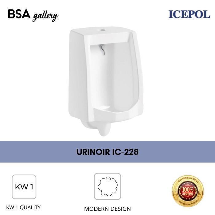 URINAL PRIA ICEPOL TIPE MUSLIM MODEL TOTO / URINOIR + PUSHKRAN KOMPLIT