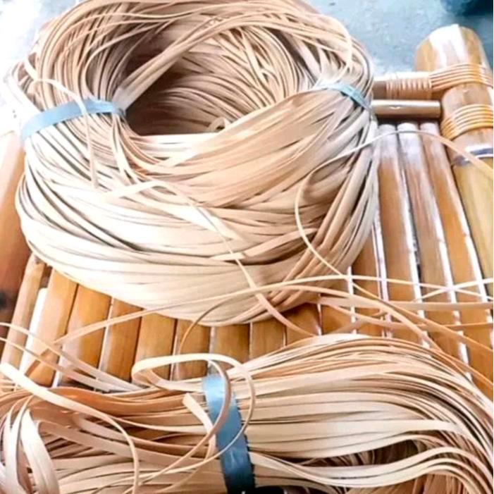 Bahan Rotan Plastik -+200 Meter Per Kilo /Bahan Rotan Lesio Sintetis / Jual Per Kilo Tbk