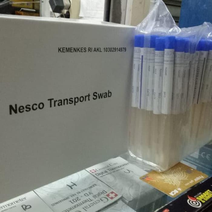 Ready NESCO TRANSPORT SWAB NESCO/CUTTON SWAB/KAPAS LIDI STERIL