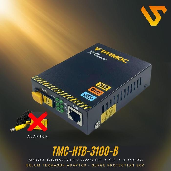 Tarmoc Tmc-Htb-3100-B Board Pcb B Netlink Htb3100 1Fo 1Lan 10/100 Media Converter Tanpa Adaptor