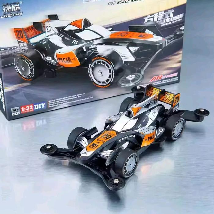 JIEPIN MINI 4WD SHADOW SHARK F1 CAR ORANGE [ AR CHASSIS ]