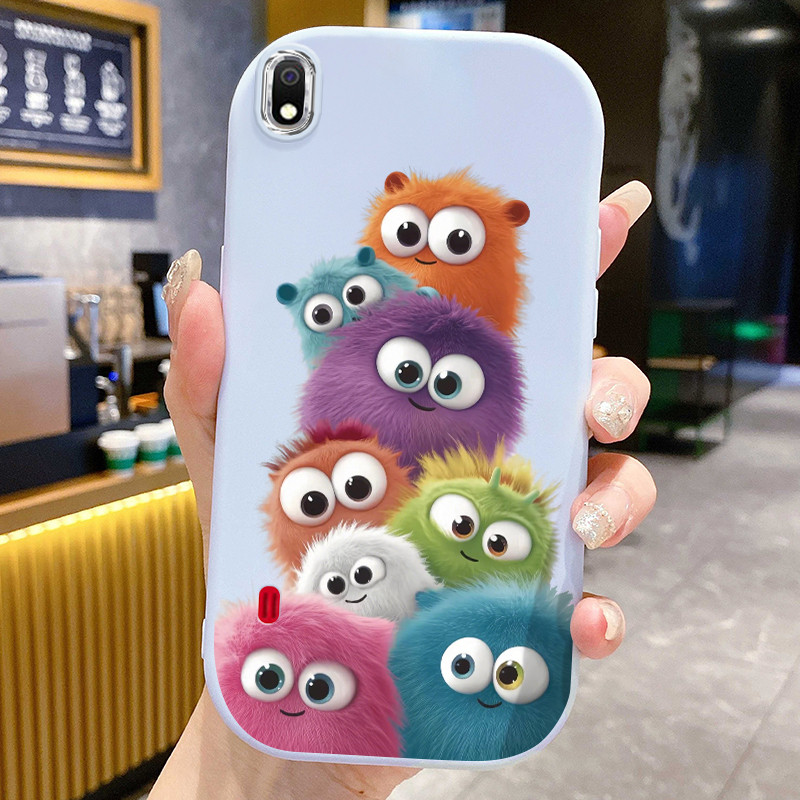 Casing Hp Untuk Samsung Galaxy A10 A10s M01s Case Casing Bola batubara berwarna pola Kerang gemuk po