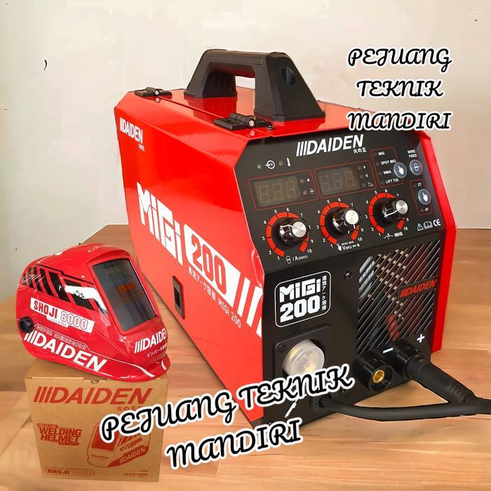 Mesin Las Daiden Migi 200 / Travo Las Inverter Co2 Daiden Mig Migi 200