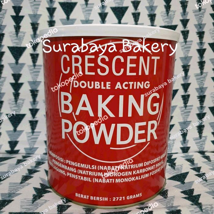 Baking Powder Crescent / Crescent Double Acting Baking Powder 2721gr