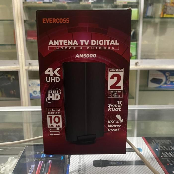 Terlaris Antena Tv Digital Indoor Outdoor Evercoss An5000 Anten Tv Evercoss Best Quality