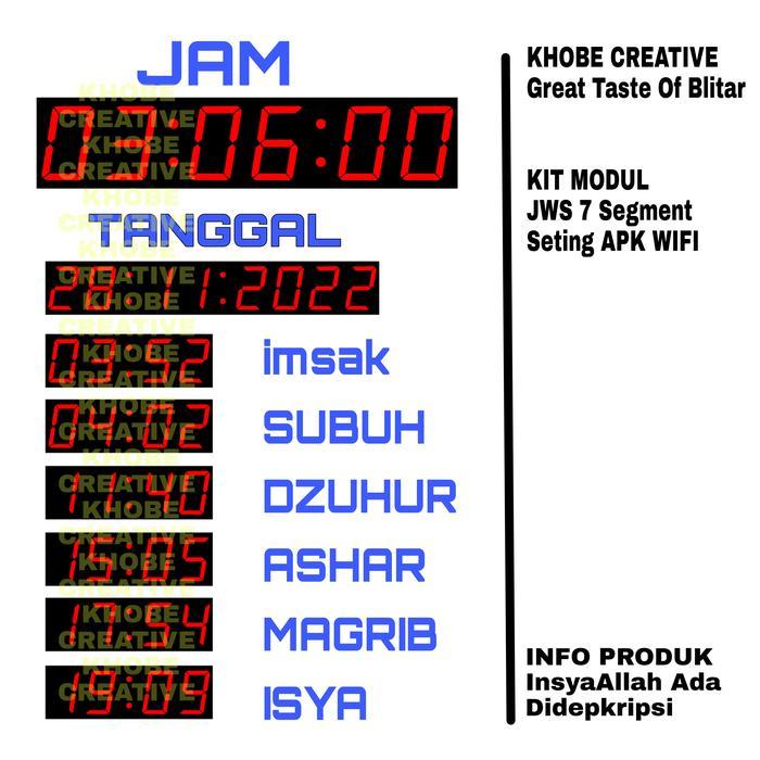 MODUL KIT JWS SEGMENT SEVEN Jam Controller