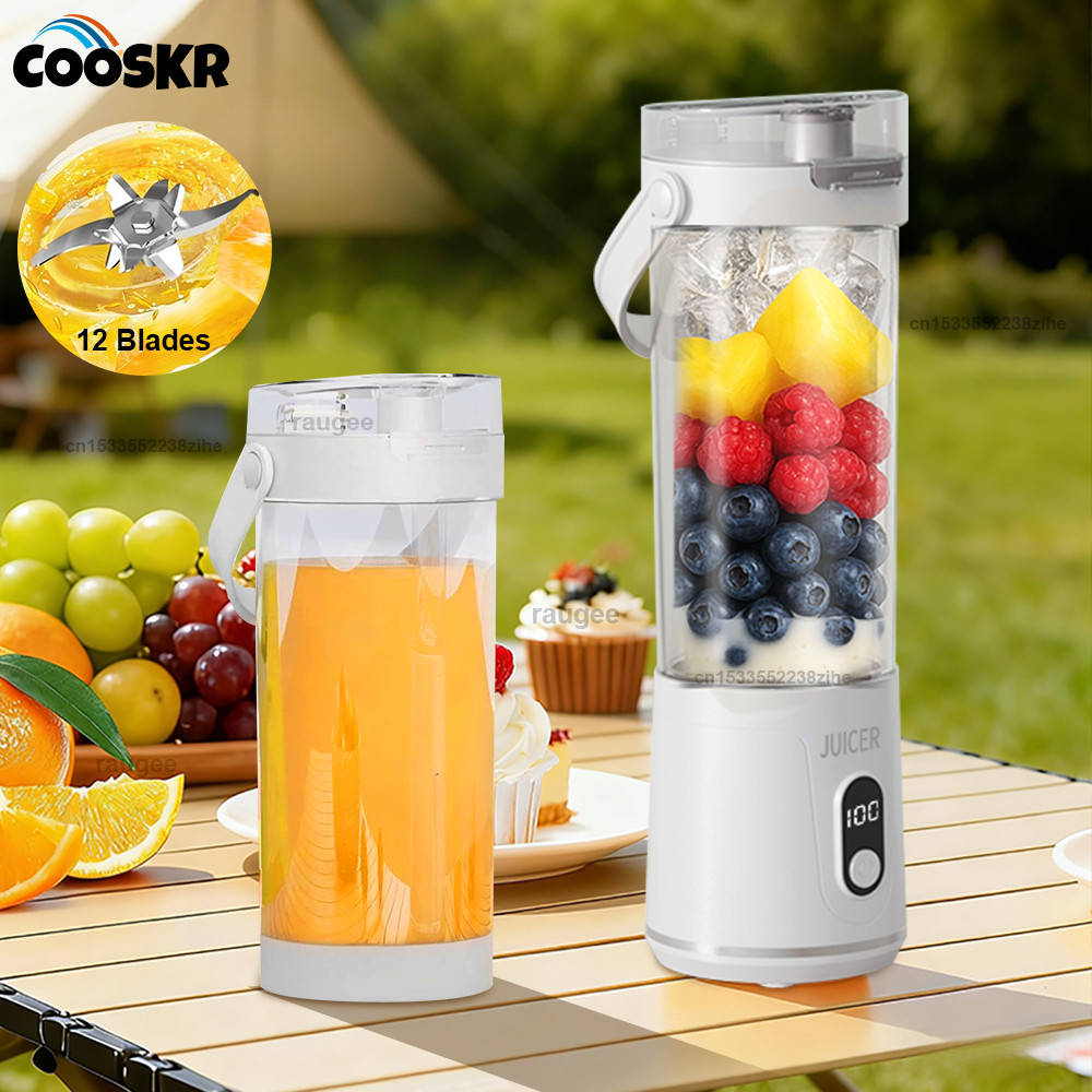 Mini Portable Blender Juicer Smoothies Mixer Juice Extractor USB Rechargeable Juice Blender Cup