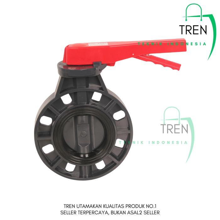 6'' PVC STOP VALVE BUTTERFLY VALVE PVC 6" INCH
