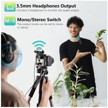 Saramonic Blink 500 B2 Dual Channel Wireless Omni Lavalier Microphone Pasti Ori