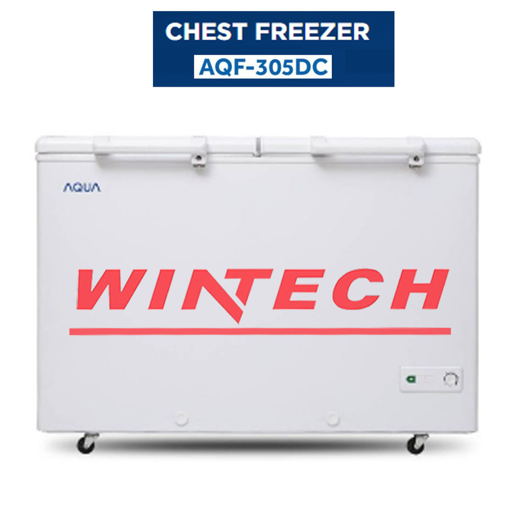 LEMARI PEMBEKU- CHEST FREEZER AQUA AQF-305DC AQF305DC - FREEZER BOX -  PENYIMPAN MAKANAN FROZEN FOOD