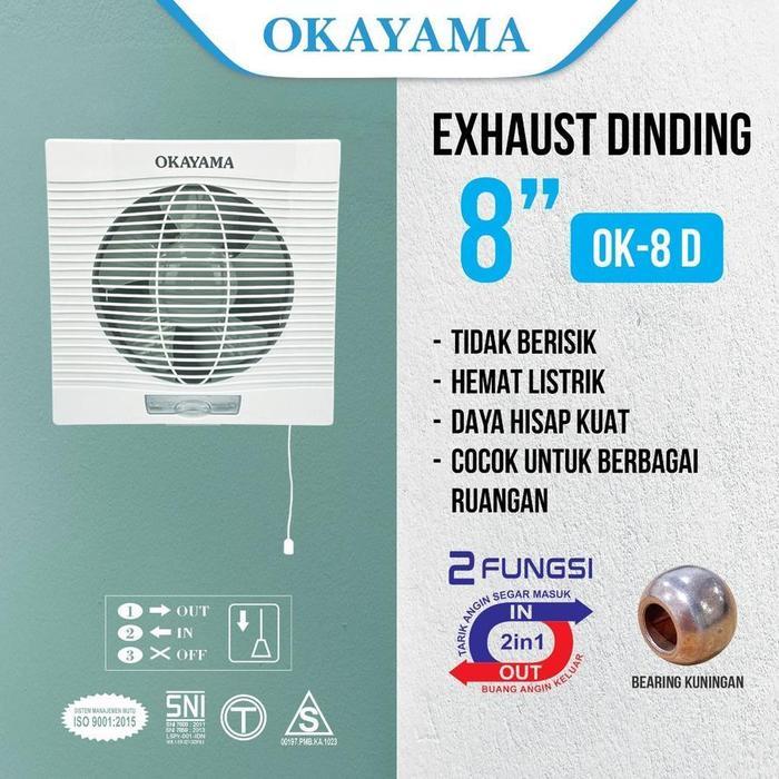 "New" Exhaust Fan Dinding 12 inch / Hexos Fan Dinding 12"