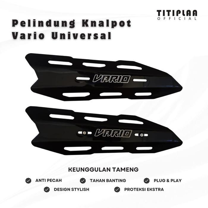 Cover Knalpot Vario Universal Tutup Knalpot Tanpa Baut Pelindung Knalpot Vario Vario 110 Vario 125