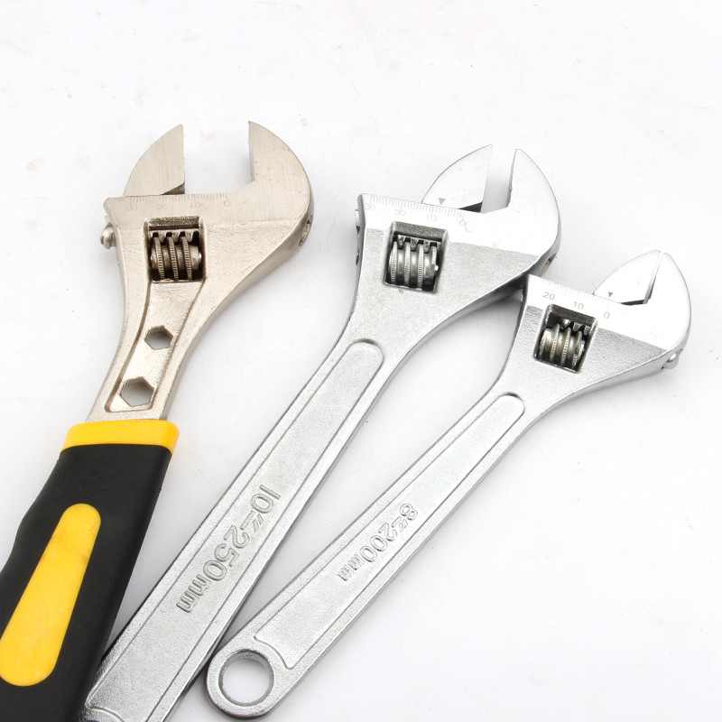Large Opening Adjustable Spanner Monkey Wrench Adjustable Angle Slide Wrench