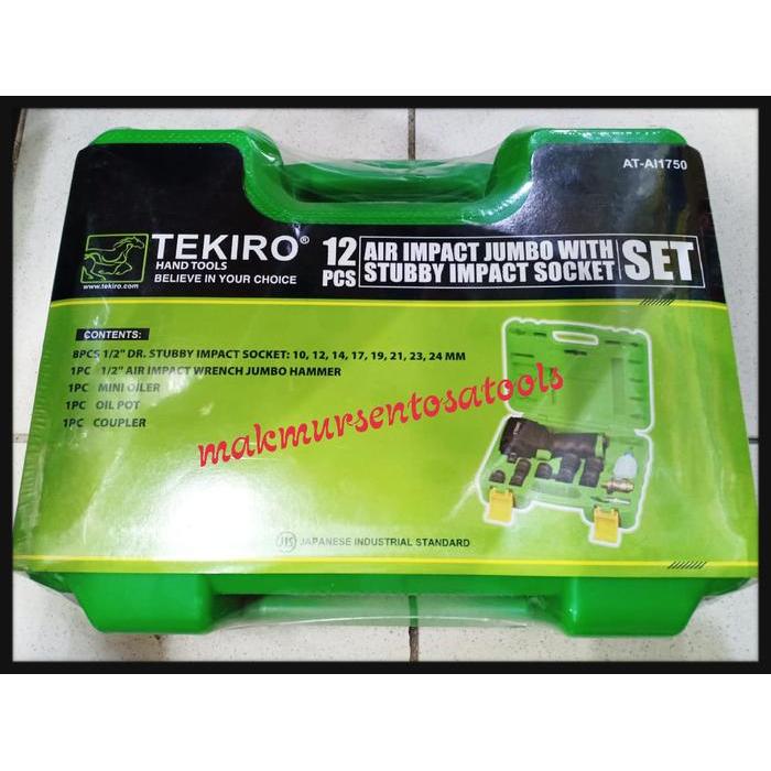 Air impact Jumbo Witch Stubby Impact Socket set 12pcs Alat Pembuka Baut Tenaga Angin Set 12 pcs Jumb