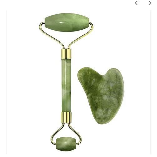 Jade Roller Gua Sha 1 set Massage Wajah / Jade Roller Gua Sha Facial