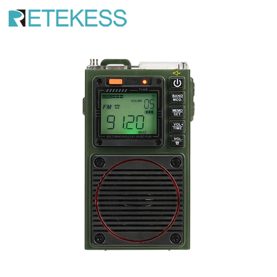 Retekess TR111 Radio FM Portable Radios AM FM Mini Ham Radio Shortwave Emergency Amateur Radio