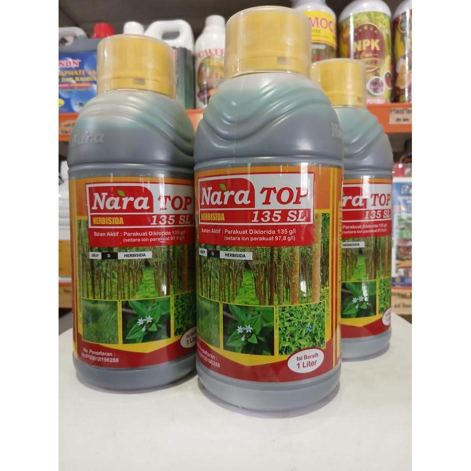 Herbisida Kontak PARAQUAT NARATOP / NARA TOP 1 Liter