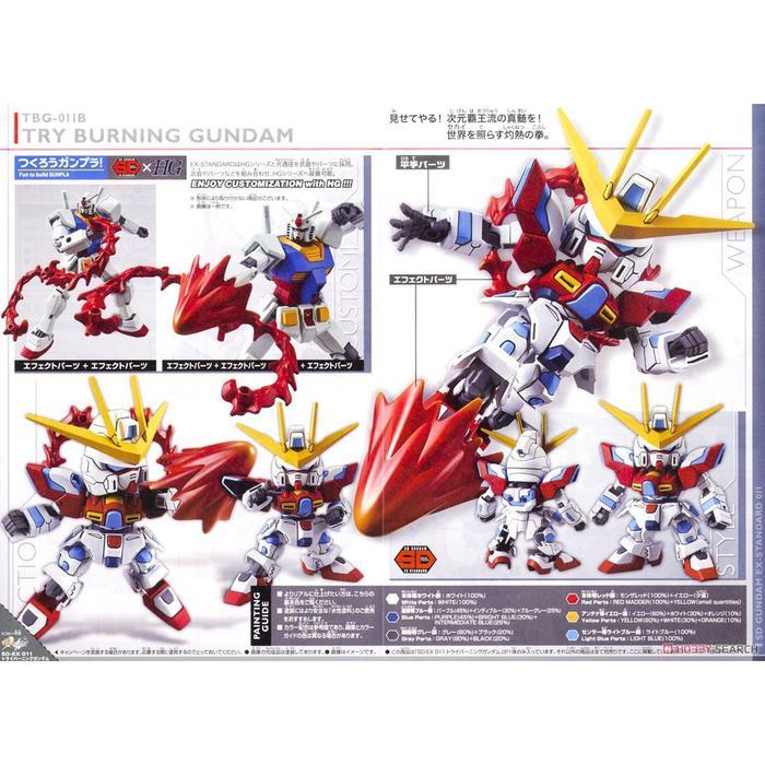 SD EX Standard Try Burning Gundam