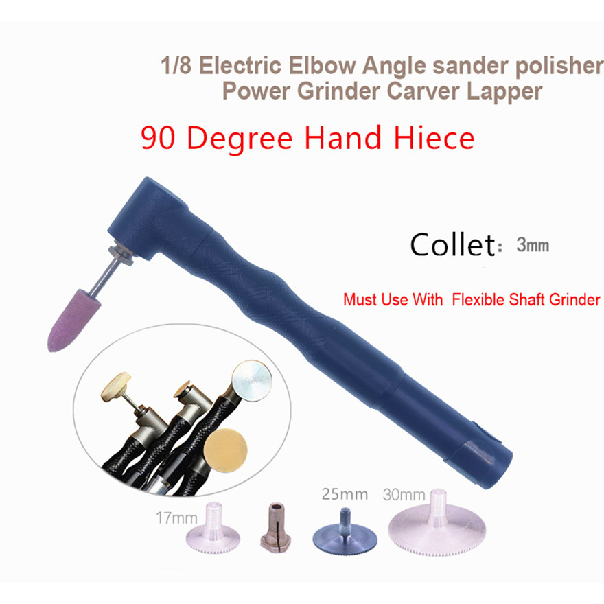 90 degree Handpiece For Foredom Motor anging Flexible Shaft Grinder Mill Grinder Mesin