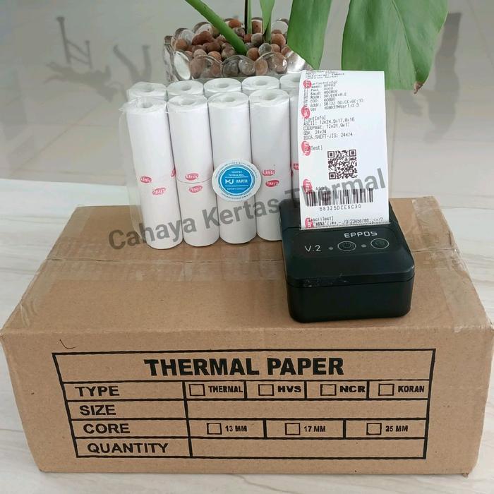 KERTAS STRUK THERMAL LOGO LINK 57X30MM - 10 ROLL - PRINTER, STATIONERY