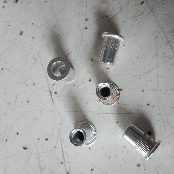 rivet nut galvanis m10, insert nut putih m10 promo