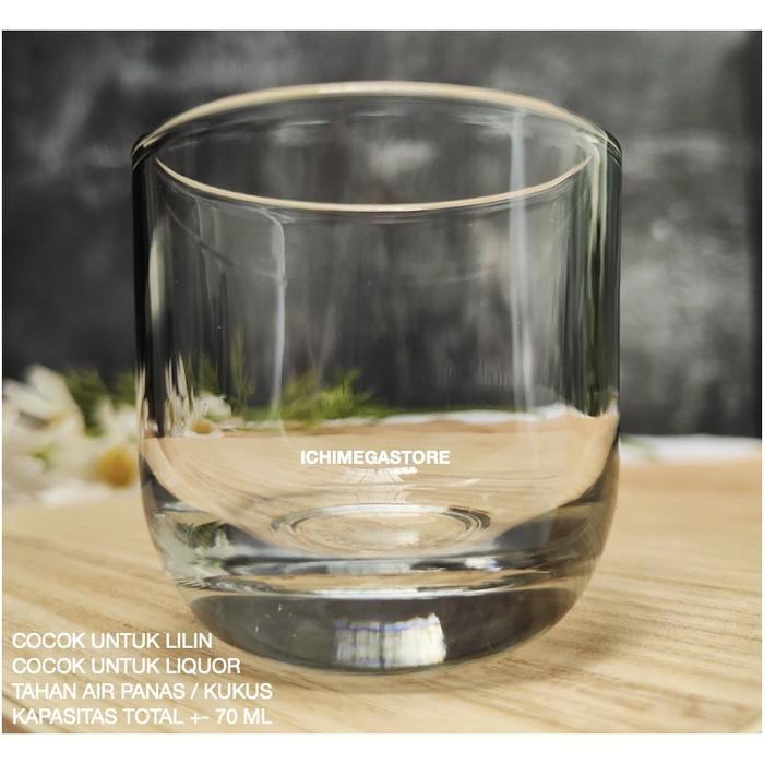 Gelas Lilin Liquor Glass Candle Glass Shot Glass Gelas Mini ICHIMEGASTORE